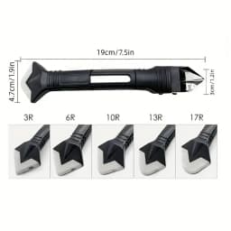 Silicone Caulking Tool 5 in 1 Multi-function Scraper Tool Grout and Caulk Removal Tool for Bathroom Kitchen Floor Window Sink