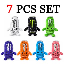 Monster Energy Drink Can Plush Toy - Cute Soft Cartoon Stuffed Doll Home Decor & Gift for Fans Friends - New Plushie Figure