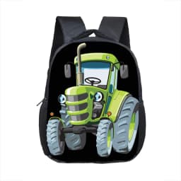 Cartoon Police Car Fire Engine Excavator Print Backpack Children Truck Kindergarten Bags Toddler Diaper Book Bag Schoolbags