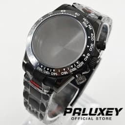 Daytona 40mm VK63 Sapphire Glass Watch Case Ceramic Bezel Men's Watch Accessories Suitable for VK63 VK63A VK64 Quartz Movement