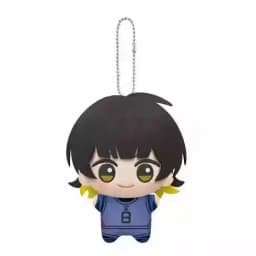 New Anime Blue Lock Hiori You Isagi Yoichi Cosplay Plush Doll Fluffy Maumet Pendant Puppet Keychain Keyring Charm Custom Gifts