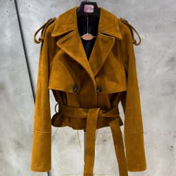 Women Casul Leather Jackets Short Windbreak Design Genuine Grained Sheep Leather Coats Lady