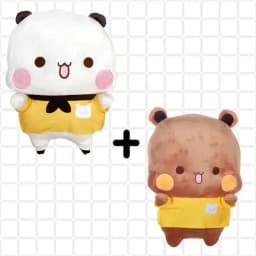 New Bubu And Dudu Panda Plush Cute Cartoon Panda Bear Doll Kawaii Stuffed Soft Pillow Toy Y2k Room Decor Gifts