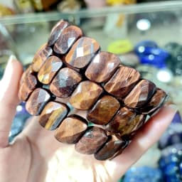 New 10X12MM Natural Stone S-shaped Amethyst Agate Tiger Eye Crystal Bracelet for Men and Women, Simple and Fashionable Jewelry