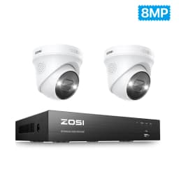 ZOSI 8CH Expand 16CH 4K PoE Security IP Cameras CCTV System 8MP Person Vehicle Detection Outdoor Video Surveillance Cams Kit