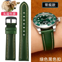 For any brand 18mm 20mm 21mm 22m With mat Genuine leather watch strap men cowhide watchband wristwatch band bracelet Accessories