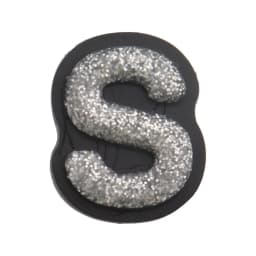 1-12Pcs PVC Flash Powder Star Numbers Shoe Charms Buckle Clog Silver Series Slipper Decoration Fit DIY Cool Backpack