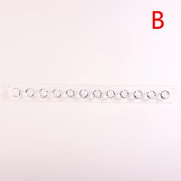 7/12Hooks Transparent Acrylic Jewerly Storage Rack For Earring Necklace Hanger Holder Wall Mounted Display Stand Organizer