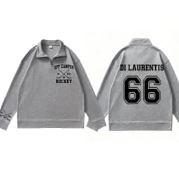 Briar Hockey Sweatshirt Off-Campus Pullover Quarter Zip Hockey Romance Sweatshirts Briar U Campus Hockey Clothes Male Clothing