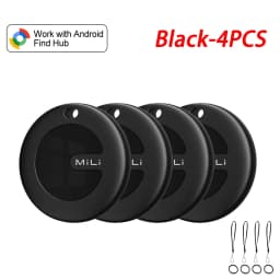 Android Only MiLi LiTag/MiTag Car Locator Anti-Lost Smart Tag Compatibility Key Bag Item Finder for Google Find Hub 1/4pcs Set