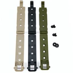 1Piece MOLLE-LOK System Scabbard Back Clip K Sheath Waist Clip KYDEX Scabbard Carrying Clip K Sheath MOLLE Buckle with Screws