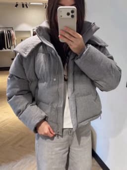Hooded Stand Collar Fitted Puffer Coat Zip‑Up Oversized 2026 Winter Women Warm Padded Jacket Glam Causal Lady Cotton‑Padded Coat