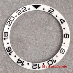 38mm X 30.6mm Watch Bezel Insert Ceramic Mods Replacement Fit For 40mm Automatic GMT SUB SKX 007 Repair Accessories Case Ring