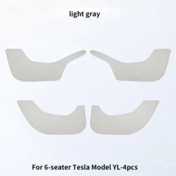 For Tesla Model Y Juniper/Model 3 Highland/Model YL Door Kick Pad, Front and Rear Door Panel Protection Pad, 4-Piece Set