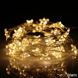 LED Star Copper String Lights 10-60 LED Fairy Light Christmas Party Wedding Decor Home Outdoor Patio Decoration Twinkle Lamps
