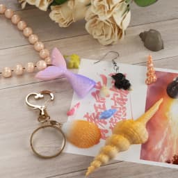 Seashell Conch Starfish Fish Under the Sea Style Pastry Baking Molds for Marine Theme Keychain jewelry Silicone Mold
