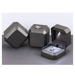 Wholesale LED Ring Box Jewelry Box for Wedding Engagement Proposal Ring Box Necklace Pendant Gift Box with Light Storage Case 