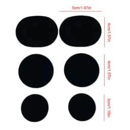 Shoe Patches for Toe Holes Self-Adhesive Hole Repairs 6 Pieces Breathable Patches easy to usefor Running Sneakers Work Boots