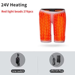 Red Light Heating Hip Protector with Hip Massager  Relieves Hip Pain   Promotes Blood Circulation  Muscle Relaxation