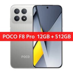 Original Smartphone POCO F8 Pro 5G Global Version Snapdragon® 8 Elite 6.59" 120Hz HyperRGB AMOLED Display 6210mAh NFC