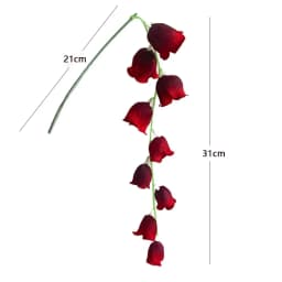 1/5/PC LED Deco Light Sring Artificial Lily of the Valley Flower Wedding Party Home Backdrop Romantic Party Decor Holiday Lamp