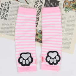 New Cute Cat Claw Half-finger Knitted Gloves Gothic Lolita Arm Cover Arm Warmers Fingerless Punk Long Wristband Y2K Girl Gloves