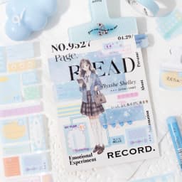 50mm * 2m/roll Kawaii Ins minimalist glitter label sticker tape DIY diary album scrapbook collage material stationery stickers