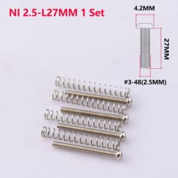 1 Set #3-48(2.5MM) / 3MM Electric Guitar Humbucker Pickups Height Adjusting Screws - KR(Origin)