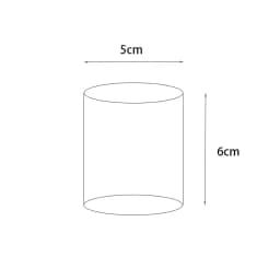 Acrylic Transparent Cylindrical Ring Jewelry Display Stand Doll Mold Storage Stand Earring Stand Makeup Photography Stand