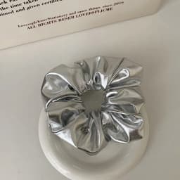 Chic Silver Half Bun Hairpin For Women Summer High Crown Hairband