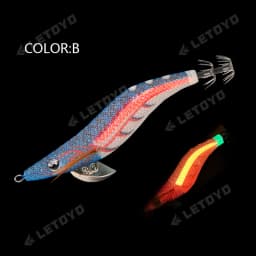 LETOYO luminous 3 colors squid bait squid jig eging Artificial bait Webfoot octopus egi lure cuttlefish fishing lures squid hook