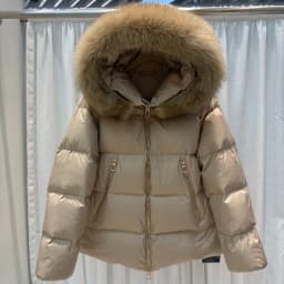 OFTBUY Real Fox Fur Collar Women's Down Coats and Parkas Winter Fashion Warm Thick Slim Zipper Outerwear Women Hooded Parkas