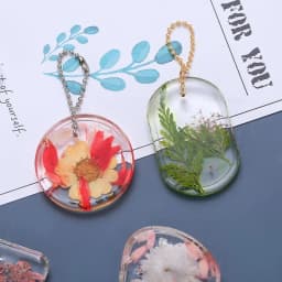 6 Pcs Keychain Epoxy Resin Mold Hanging Pendant Silicone Mould DIY Crafts Jewelry Necklace Casting Mold Drop Shipping