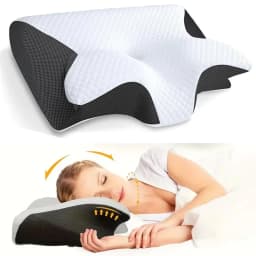 Sleep Memory Pillow Butterfly Memory Foam Neck Pillows Contoured Sleep For Neck Pain Relief Stomach Support Comfortable Pillow