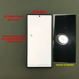 100% Testing for Samsung Galaxy S23 Ultra LCD S918E S918B/DS Display Touch Screen Digitizer Replacement with Defective Screen