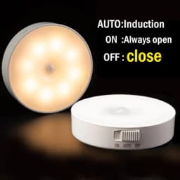 PIR Motion Sensor 8LED LED Night Light Human Body Induction Wireless Detector Automatic Light On / Off For Home Bedside Lighting