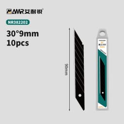 AMR 10//30/50 PCS Replaceable Knife Blade 18mm/9mm Width Metal For Home School Suplie Art Craft Paper Box Cutting Utility Knife