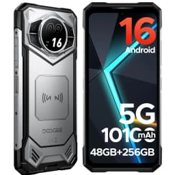 Doogee S200E 5g Rugged Phone 1.32" Amoled Rear Display 48Gb Ram(8Gb+40Gb) 256Gb Rom 10100Mah Ai Triple Camera Android 16 Mobile Phone