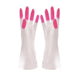 Kitchen Durable Waterproof Gloves Dishwashing Housework Cleaning Gloves Non-slip Thin Rubber Gloves