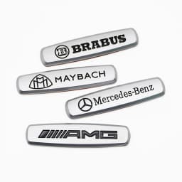 1/2/4pcs for AMG Car seat Emblem Backrest Headrest Clips Console Decoration Badge Interior decoration Sticker Accessories