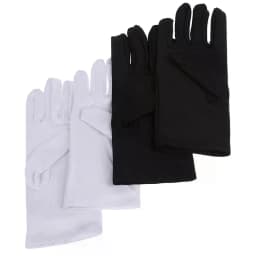 1Pair Cotton Gloves Soft Moisturizing Overnight Eczema Cloth Gloves Stretch Washable Jewelry Inspection Working Gloves