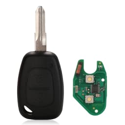 jingyuqin 2 Buttons 434Mhz Smart Remote Key ID46 PCF7946 Chip For Renault Traffic Master Vivaro Movano Kangoo Vac102/ NE72 Blade