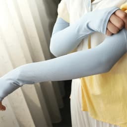 Summer Cool Arm Sleeve Finger Sleeve High Elasticity Outdoor Cycling Fingerless Fishing Sleeves Driving
