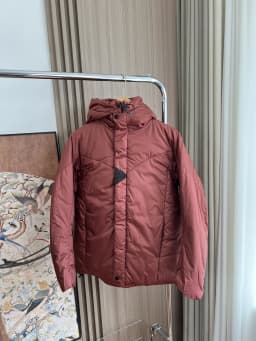 High-End Outdoor Couple Style Men's Cotton Jacket Warmth Windproof Hooded Casual Fashionable Urban Design Thickened Long Sleeve