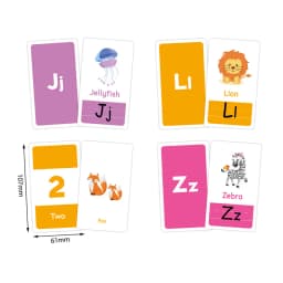 58PCS Baby Flash Cards Montessori Didactic Material Words Letter Number Learn Cards Color Shape Cognition Educational Parish Toy