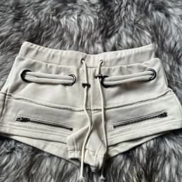 Y2k Clothes Sexy Shorts Mujer Zipper Solid Spring Summer Slim Fit Women Pants Fashion Drawstring Retro Summer Pantalones Cortos