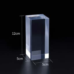 Plexiglass Square Block Jewelry Display Stand Stamping Cosmetics Holder Photography Props Dolls Perfume Organizer Riser Case