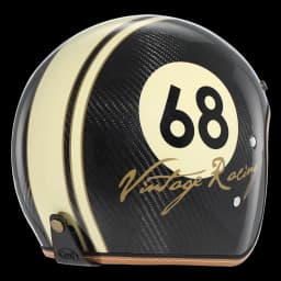 Lightweight Carbon Fiber Open Face Motorcycle Helmets Half Retro 3/4 Helmet for Man and Women DOT Approved CYRIL Casque Moto