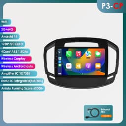 Hizpo 2 DIN Android 13 Car Radio For Buick Regal For Opel Insignia 2014 - 2017 Multimedia Stereo Screen Carplay 7862 AutoRadio