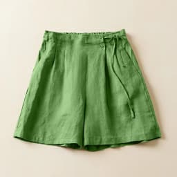 Vintage Chic 2026 Solid Linen Cotton Shorts for Women Bohemian Happie Summer Short Beach Elastic Waist Cargo Boho Shorts